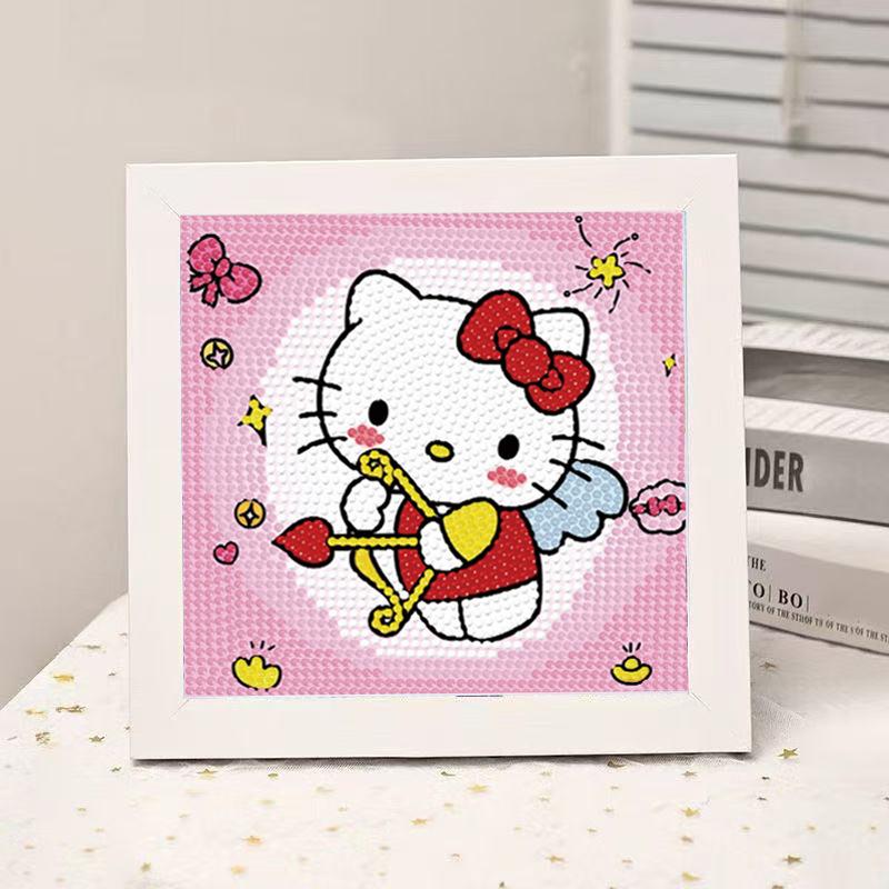 High-End Diamond Painting Diy Van Gogh Starry Sky Cat Creative Handmade Toy Table Decoration Diamond Painting With Frame