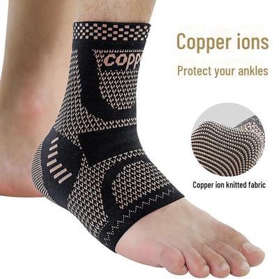 Breathable Copper Fiber Ankle Support for Sports and Sprains