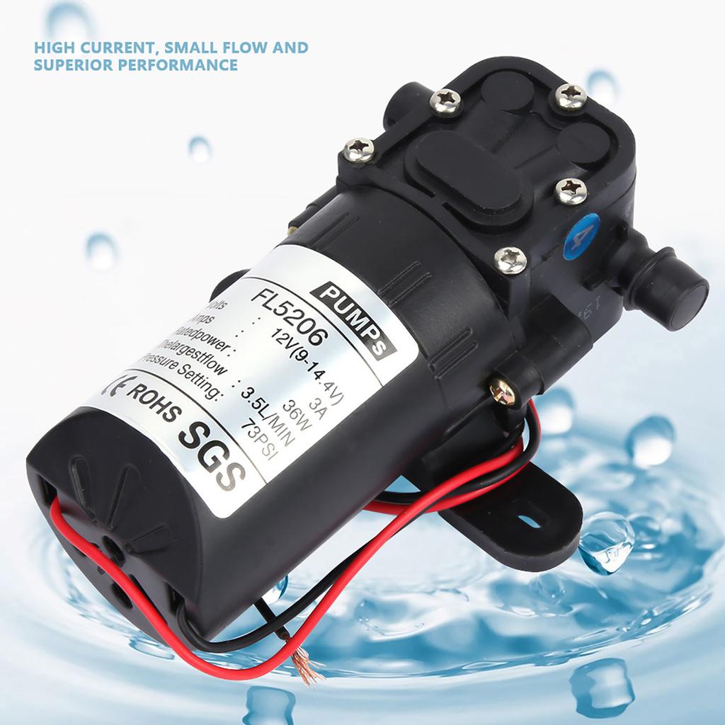 36W Double Straight Tube Agricultural Electric Diaphragm Water Pump Accessory DC12V