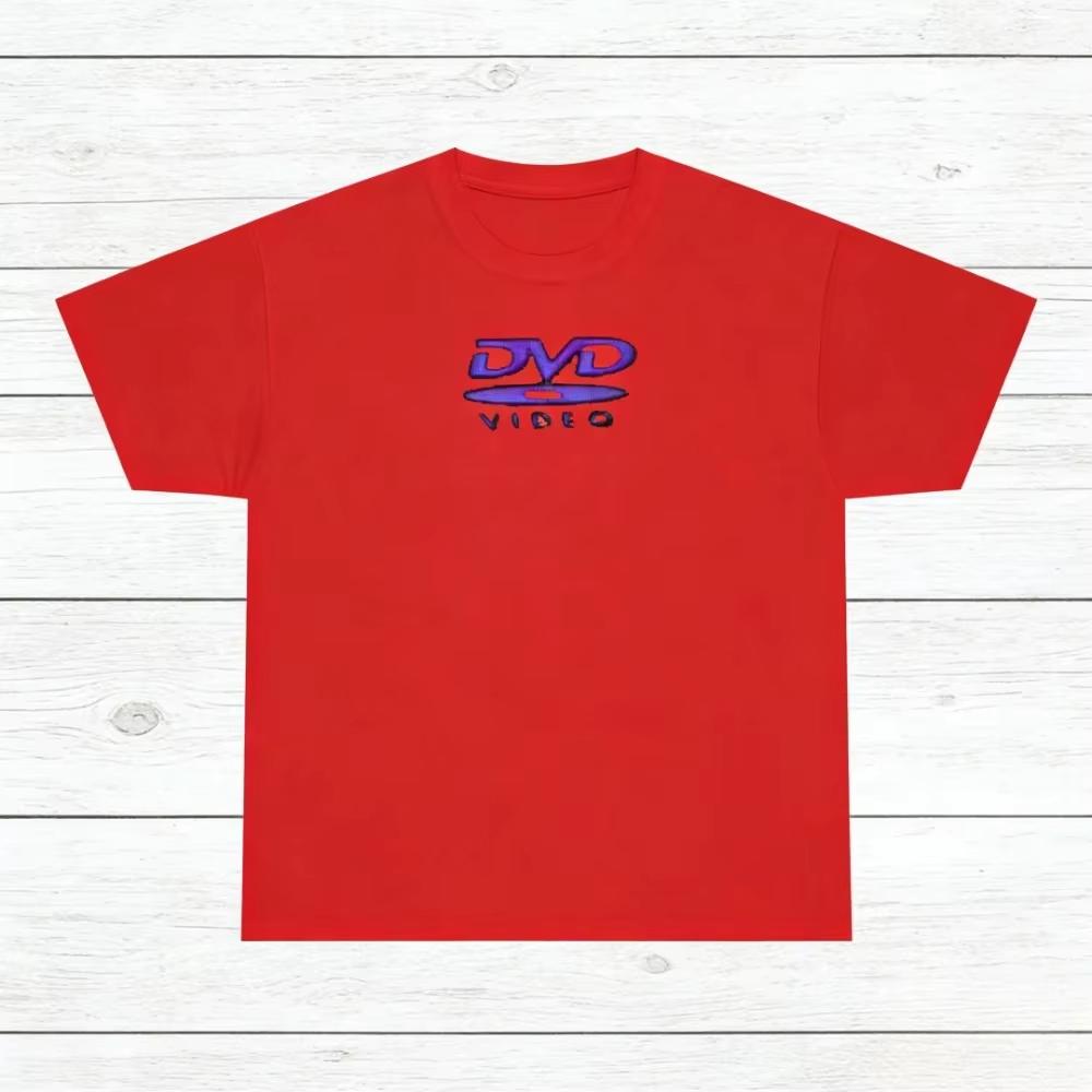 Funny Retro Graphic DVD VIDEO Logo Print TShirt Unisexs Clothing Women Casual Streetwear Style Top 2026 Summer New T Shirt