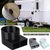 Deflector de Aire Universal para Calentador Truma Boquilla de 55 mm Redireccionador de Flujo de Aire del Calentador Redirige el Aire Caliente Fácil Instalación a Presión Aire del Calentador de Autocaravana