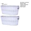 Metal Ice Bucket Large Drink Bucket for Parties Sturdy Beverage Tub for Barbecue Enthusiasts Solid Metal Bucket for Outdoor Camping And Events