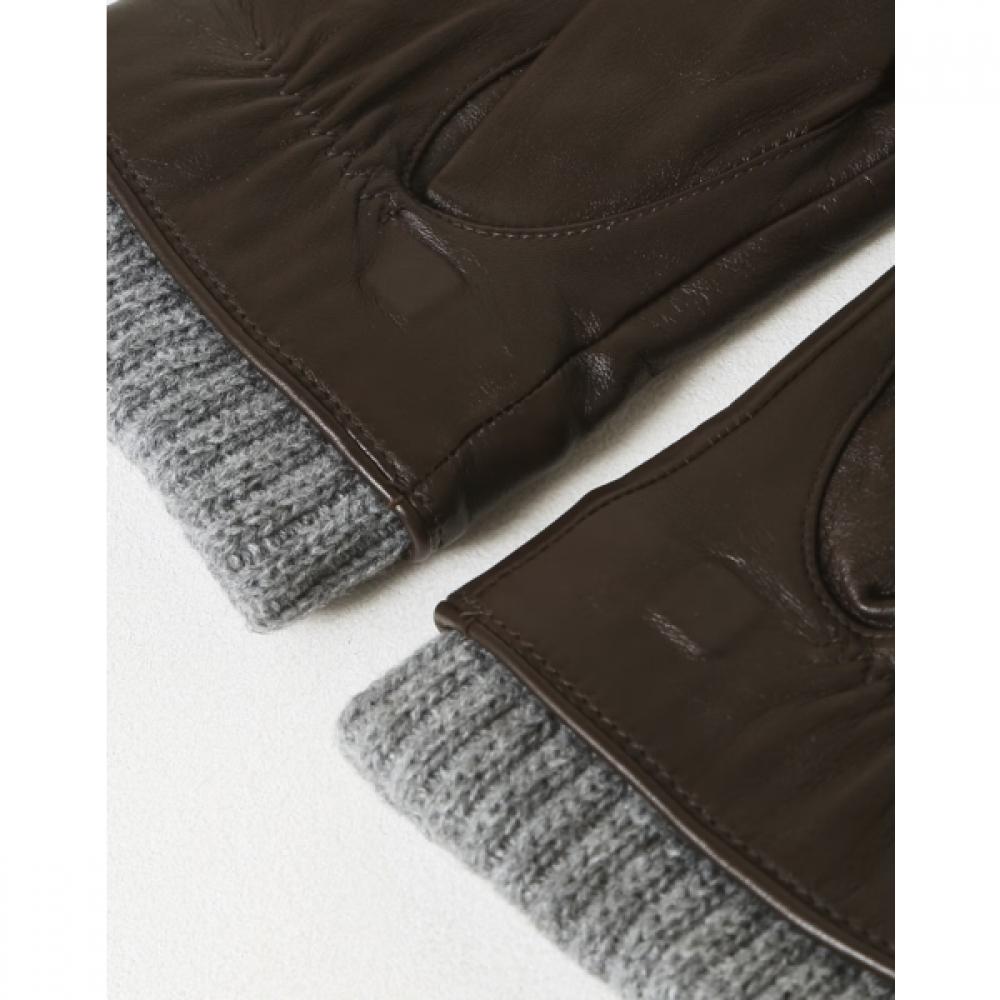 DakS Men S Brown Leather gloveS Dcgv5f150w3