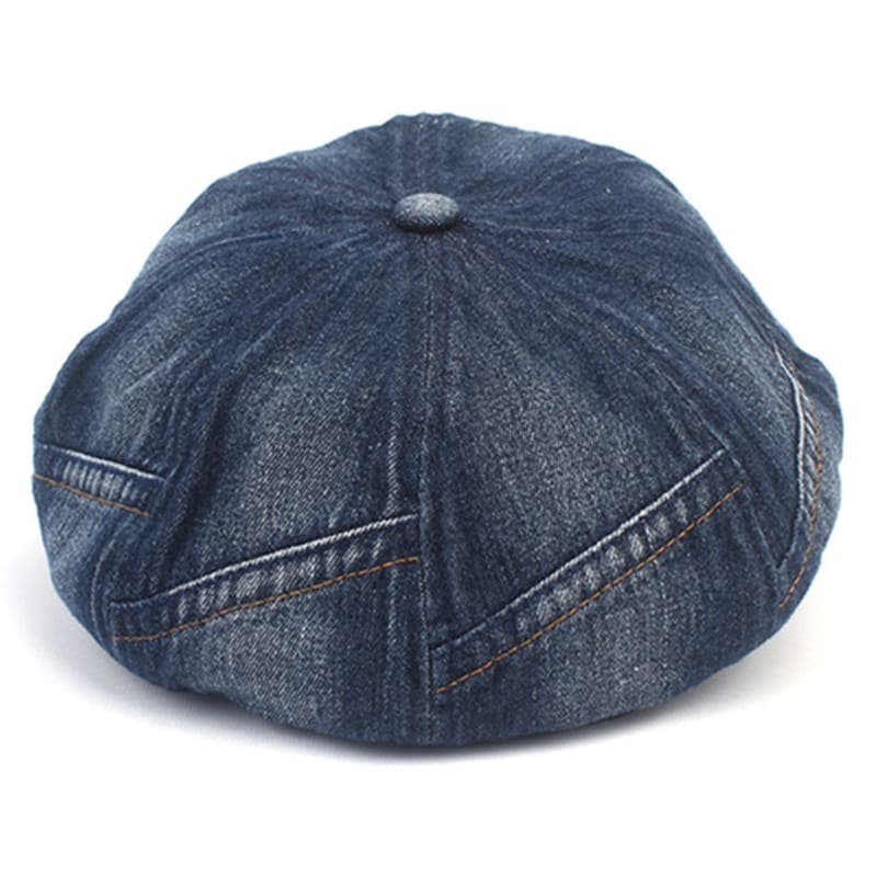 Universal chemistry Patchwork Mörk Denim Tidningsboykeps