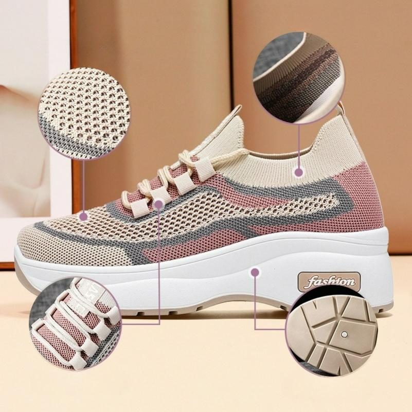 Women's Shoes, Thick-soled Casual Shoes, Platform Shoes, Comfortable and Breathable, Four Seasons Sports Shoes, Fashion All-match Socks and Shoes