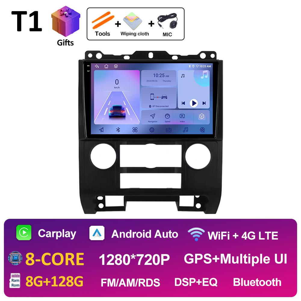 DSP Stereo Android Auto Carplay For Ford Escape 2007 2008 2009 2010 2011 2012 GPS Navi Smart System Touch Screen WIFI Auto Tools