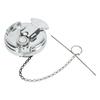Locking Lever Fuel Cap 600212 Aluminium Alloy Fuel Tank Locking Cap Replacement for Peterbilt 379 389 579
