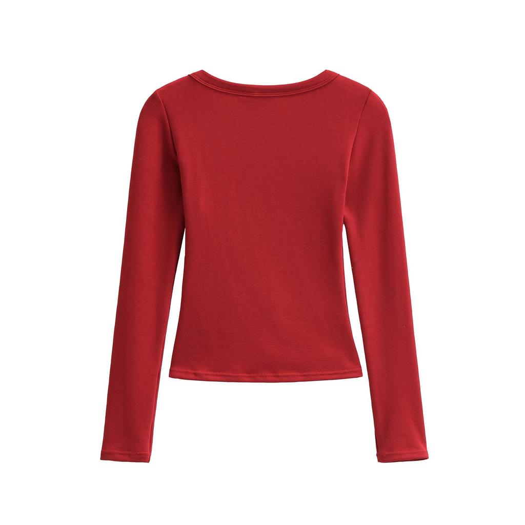 New Korean Style V-Neck Slim Fit Candy Color Long Sleeve Cardigan Jacket