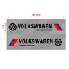 VW For Volkswagen 2pcs Car Side Door Sticker Badge Decal Decoration Emblem For VW Volkswagen R Rline Jetta Golf Polo Beetle CC E