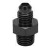 Fuel Line Fitting 4 AN To 1 4 NPT Black Anodized 6061‑T6 Aluminum Automobile Accessory