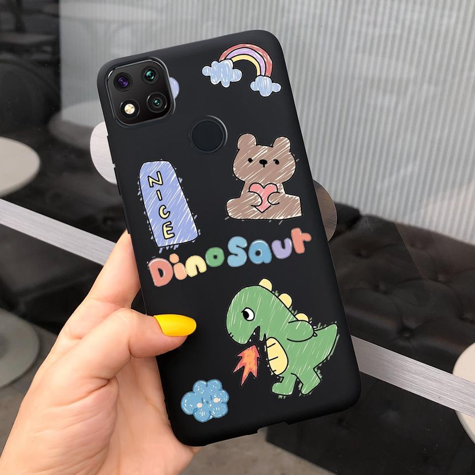 Couple Love Heart Phone Case For Xiaomi Redmi 9C Case Soft Touch Silicone Cover For Xiaomi Redmi 9C NFC 9 C Back Cover Capas
