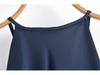 Vestido de Verano sin Mangas con Textura de Seda y Hombros Descubiertos - Estilo Europeo y Americano