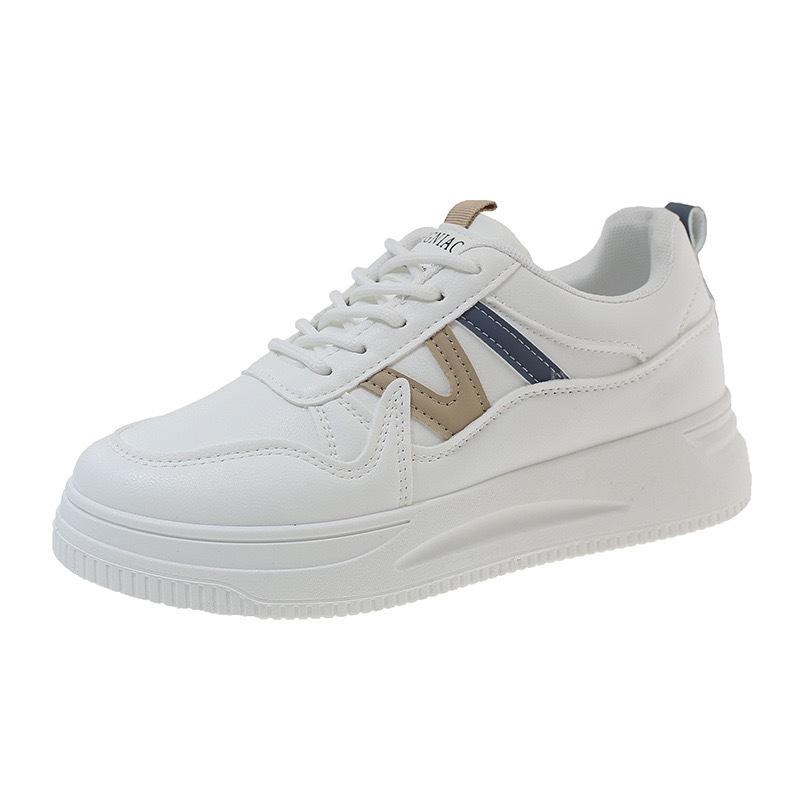 Muffin platform student running shoes spring 22 new retro color matching casual board shoes