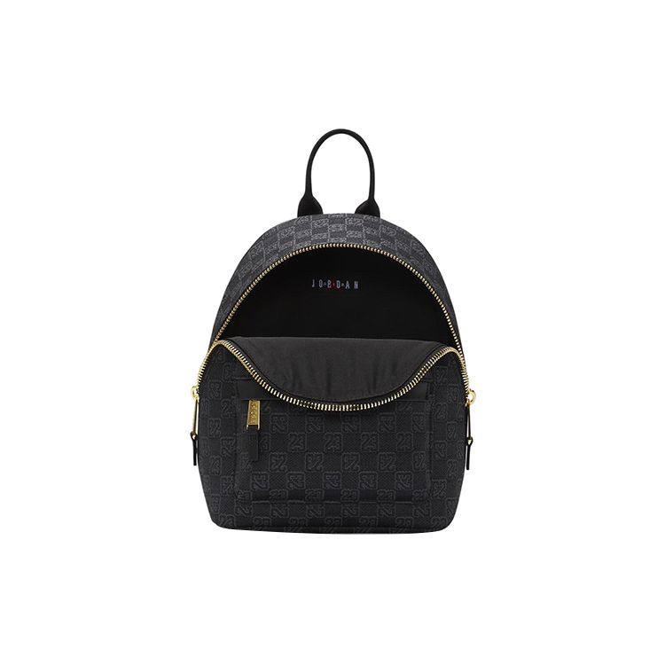 Jordan Interwoven Letter Polyester Mini Backpack Unisex Backpacks Black FJ9679-010