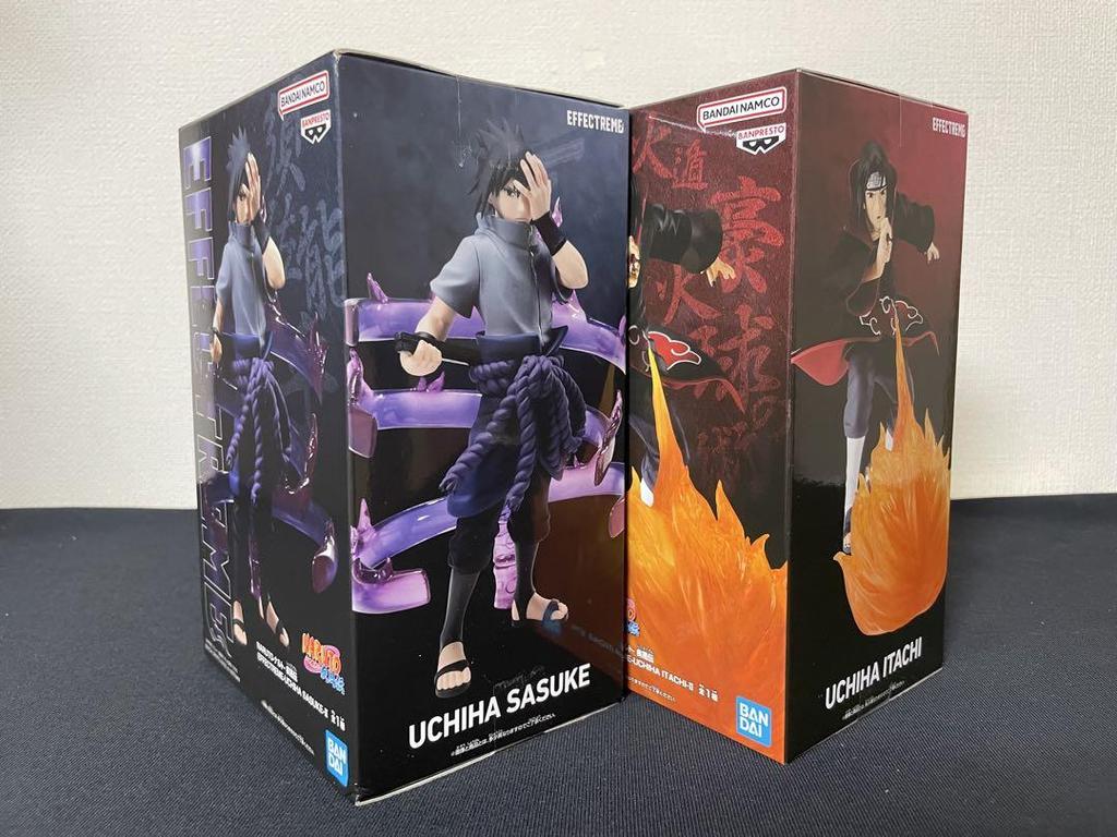 [USED] NARUTO Uchiha Sasuke Itachi EFFECTREME Figures (2 types)
