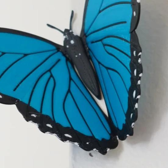 Yousheng 3D Printed Butterfly Refrigerator Magnet DIY Home Kitchen Locker Fridge Monarch Tiger Swallowtail Blue Butterfly Magnetic Decoration Ornament