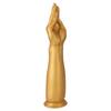 Golden Silicone Hand Fist Anal Plug For Male And Female  Rear End Masturbation Sex Toy  SM Anal Dilator  Oversized Fake Arm