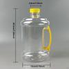 Reusable Water Bottle Jug 1.5L Easy Grip Carry Empty Versatile with Screw Cap Bucket for