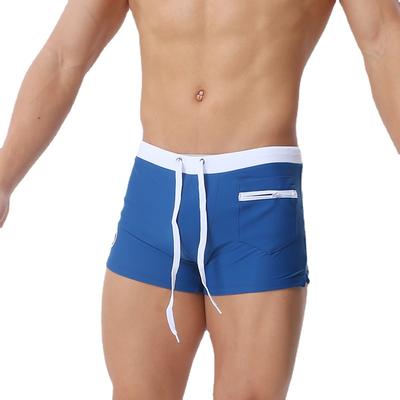 Männer Badehose Mit Front Tasche Eng Anliegende Sexy Bademode Strand Tragen Tanning Surfen GYM