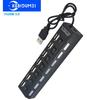 7 i 1 USB HUB USB 3.0 splitteradapter med bryterkontroll 5 Gbps høyhastighets USB-dokkingstasjon for bærbar datamaskin