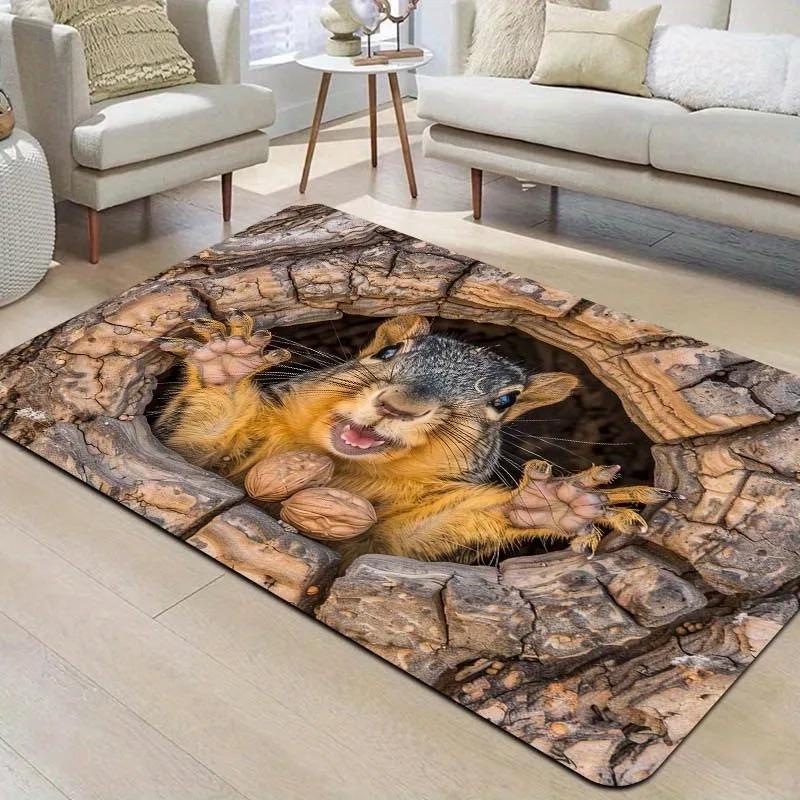 1PC Funny Characters Dinosaur Area Door Mats Kitchen Rugs Non-Slip Pop Bedroom Rugs Bath Mat Carpet for Home Sink Laundry Decor