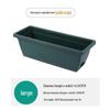 Hollen Extra Large Rectangular Vegetable and Flower Planting Pots for Balcony or Family Use