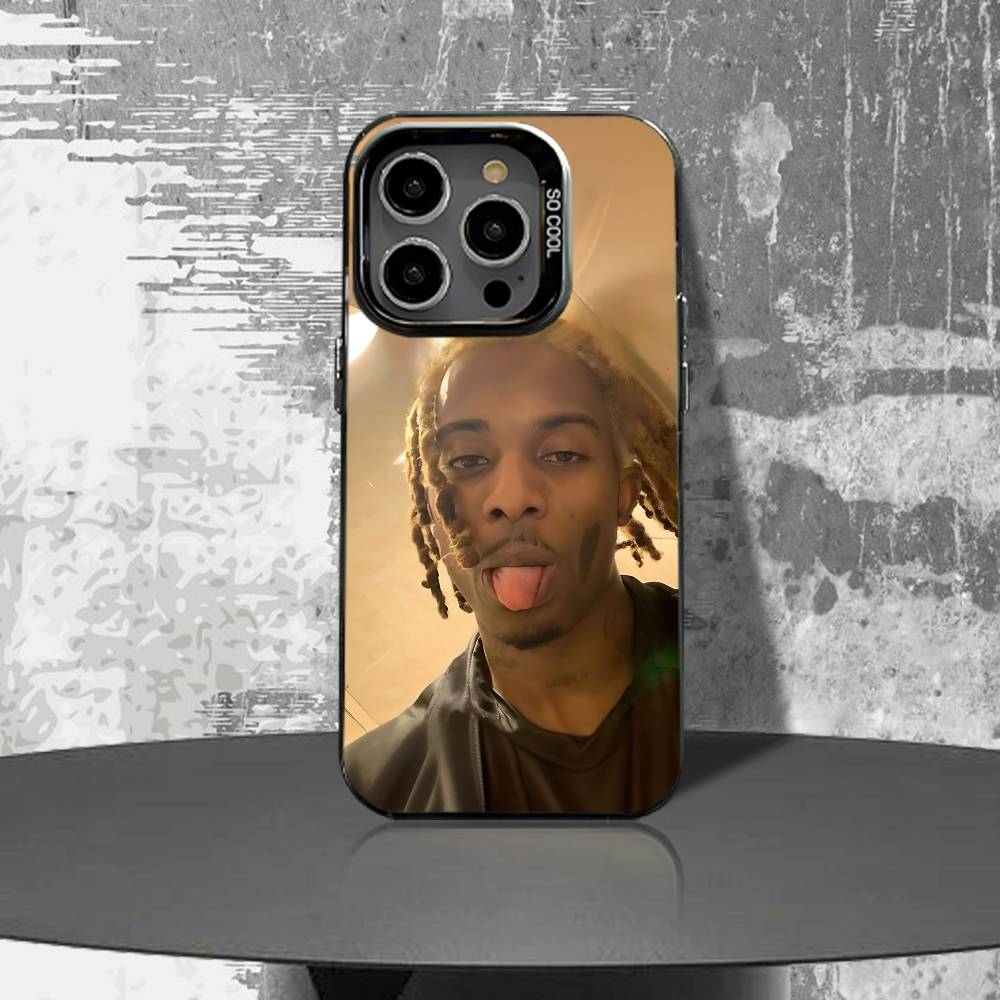 Funny P-Playboi C-Carti Memes Phone Case For iPhone 17,16,15,14,13,12,11,Air,X,XR,Pro,Max,Plus IMD Silver Shell