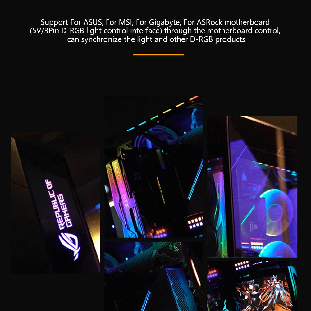 5V/3PIN ARGB-Kabel-Splitter-Hub ASUS AURA SYNC RGB-Lüfter-Hub-Adapter SATA-Stromverlängerungskabel-Adapter für Computer-PC-Kühler