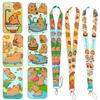 Cute Chubby Animal Lanyard for Key Neck Strap Lanyard Card ID Badge Holder Key Chain Key Holder Keyring Accessories Holiday Gift 6
