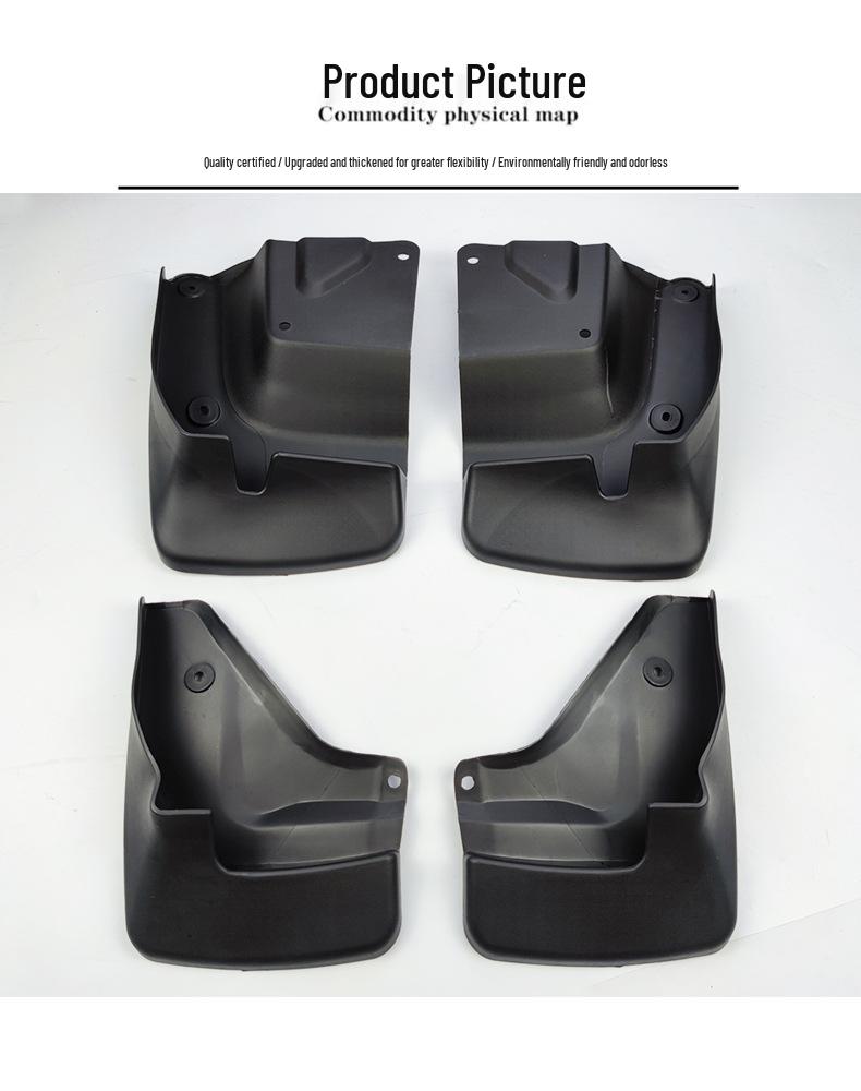 Pasuje na 11-18 Toyota Hiace KDH200 Přední a zadní zástěrky s koženými podložkami.