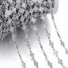 1Meter Stainless Steel Embossing Love Heart Leaf Oval Star Moon Link Chains Necklace Bracelet Jewelry Making DIY Chain Supplies