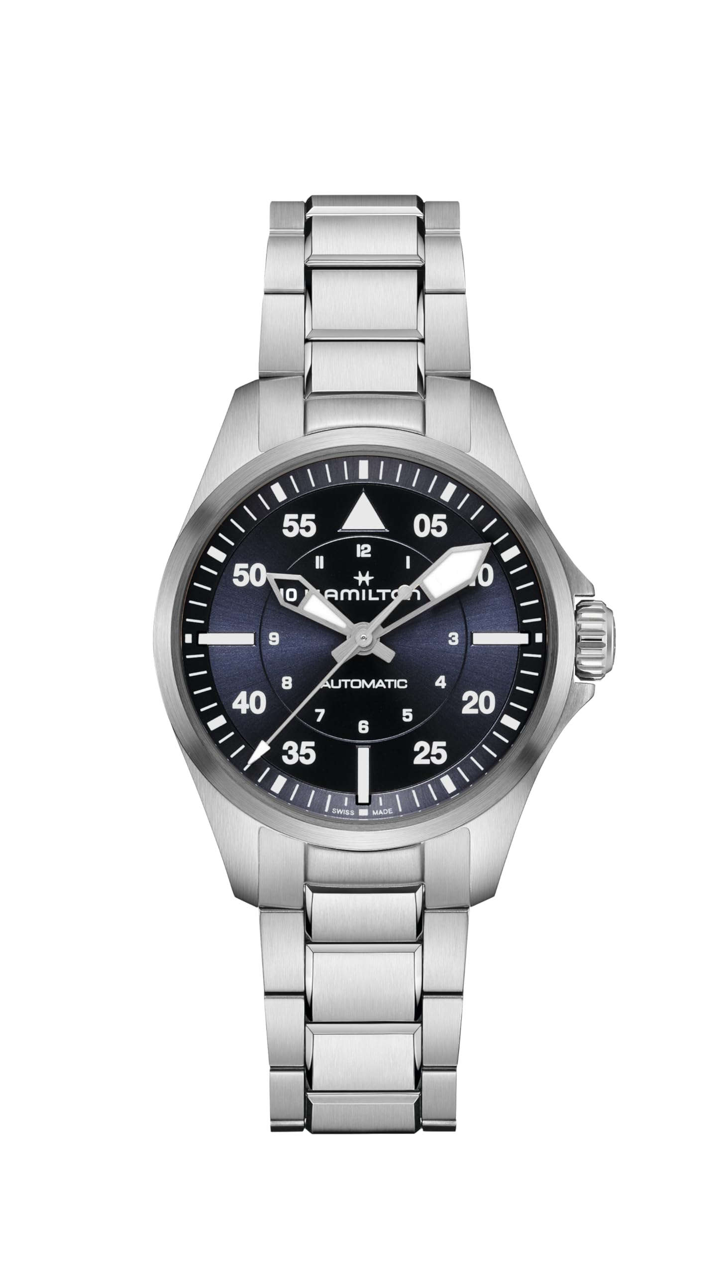 

HAMILTON Watch Genuine Warranty Khaki Aviation Pilot Day Date Mechanical Automatic Winding H76215140 Imported [Hamilton] Women s [Regular Product]