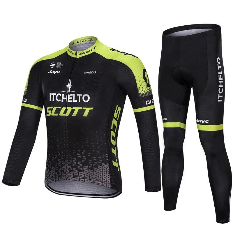 Racing Road Bike Mountain Bike Cycling Sportswear Long-sleeved Set, Breathable and Quick-drying 2026 Autumn Long-sleeved Breathable Cycling Suit