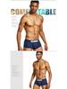 Men's Cotton Breathable Hip-Lifting Slim Solid Color Boxer Briefs