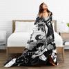Anime Basil Omori Game Blanket  Warm Novelty Plush Throw Blanket For Home Decor Picnic Flannel Bedspread Bed Cover