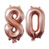 32 Zoll Gold Silber Zahlen Folienballons 10 20 30 40 50 60 70 80 90 Jahre Alt Kind Erwachsener Geburtstag Jubiläum Party Dekoration
