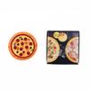 Doll House Mini Simulation Takeaway Boxed Pizza Miniature Food Play Scene Props Ornament Model