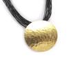 Les Trésors De Lily [J6097] – Designer-Halskette „Cléopatra“ aus Schwarzgold