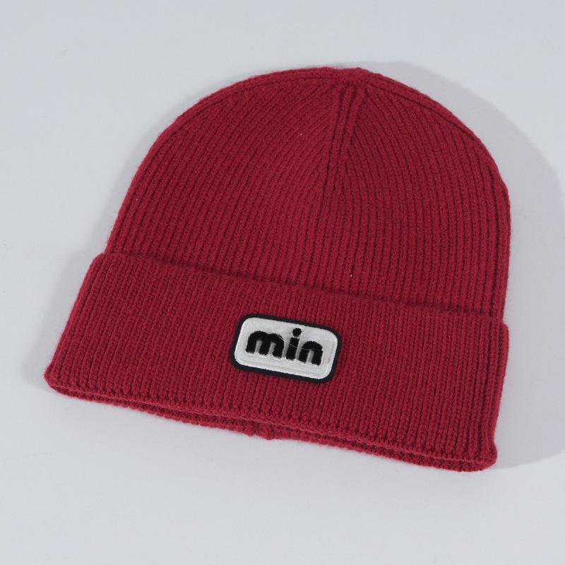 Hat for Women In Winter Warm Knitted Hat Korean Style Trendy Versatile Student Windproof Wool Hat Men