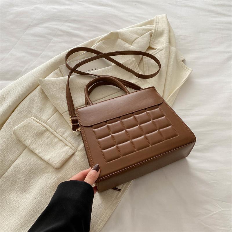 2024 New Simple Casual Shoulder Bag Street Fashion Pu Crossbody Bag Women Korean Fashion Handbag