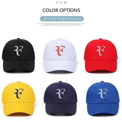 Cappellino da Baseball Ricamato Stile Federer - 8 Colori Disponibili - Cappello da Tennis Casual e Versatile (2019)