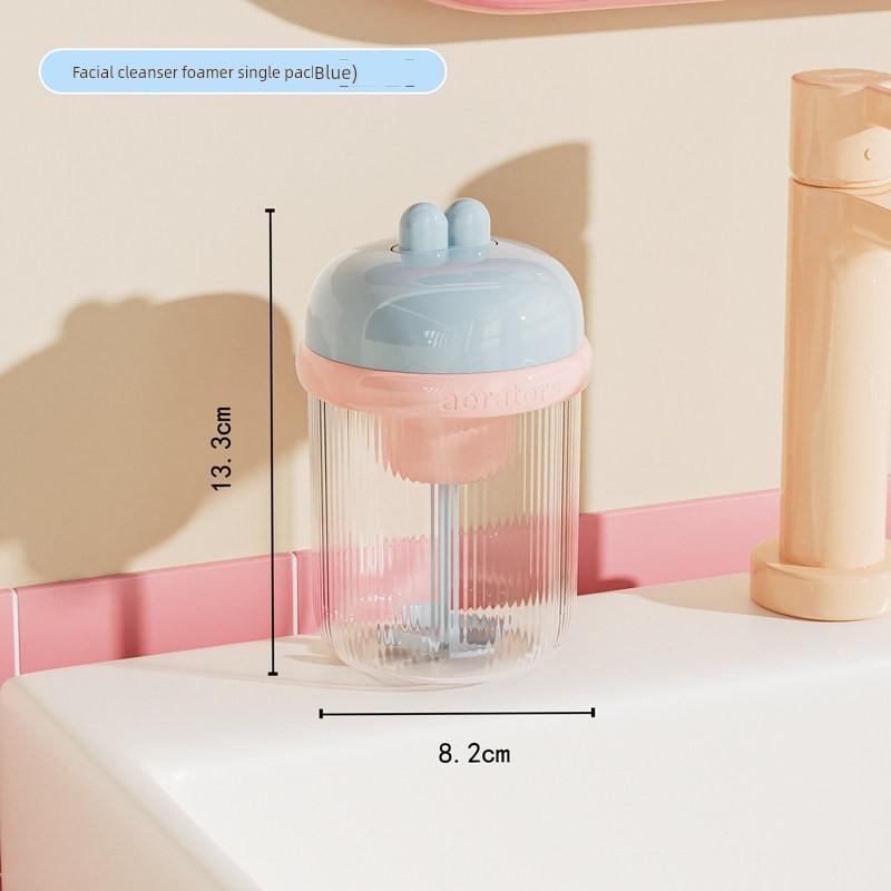 Cute Electric Facial Cleanser Foaming Device, Quick Foaming Tool, Shower Gel, Shampoo Foaming Bottle, Foam Maker