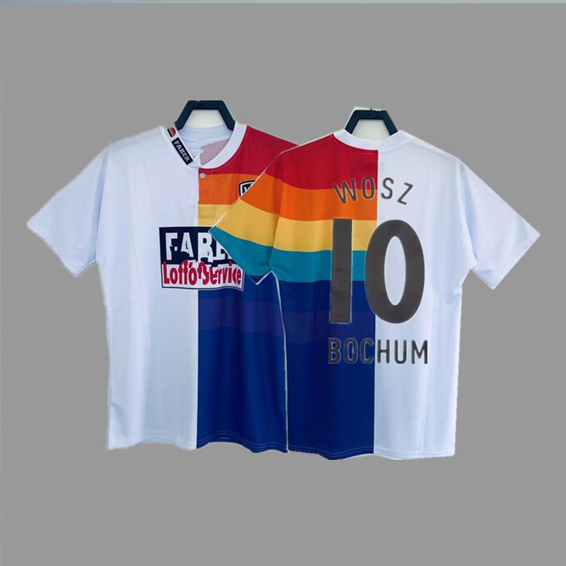 Bochum retro jersey football jersey classic nostalgic replica Walsh jersey game training jersey short sleeve sportswear