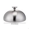 Stainless Steel Burger Cover Basting Steaming Grill Dome Grilling Accessory for Cheeseburger