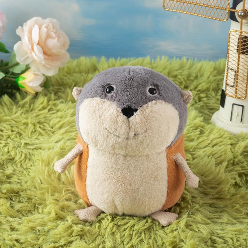 15cm Cute Mole Tourist Mouse Doll Stuffed Plush Mini Lambeth Lemming Mouse Toy Cute Children's Birthday Gift Room Decoration