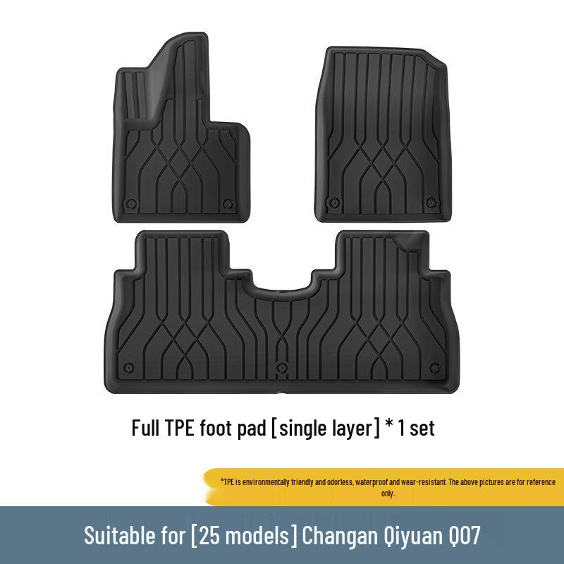 Changan Qiyuan Q07 TPE Car & Trunk Mats: Fits 25 Models, Eco-Friendly