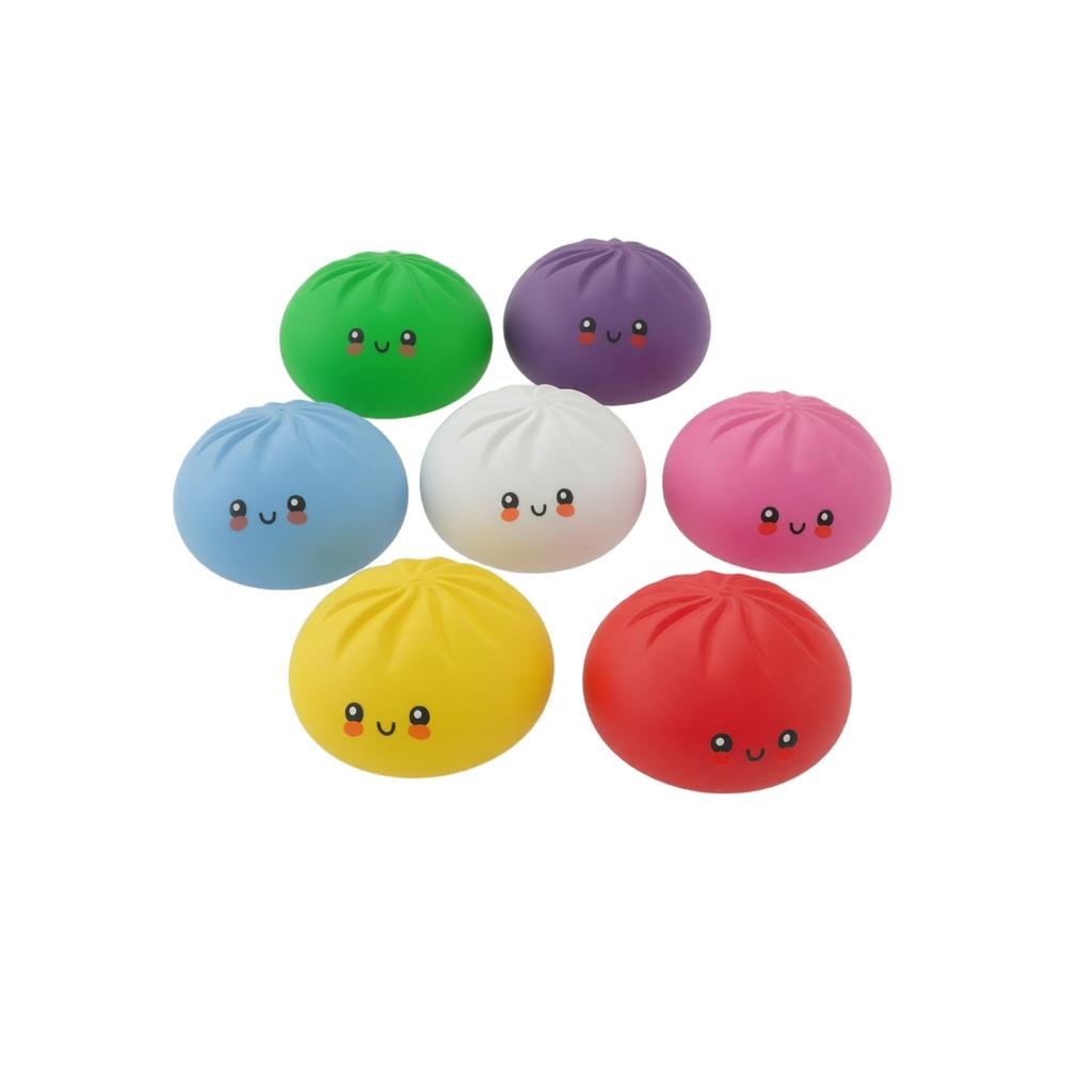 Giant 25cm Soft Squishy Bun Stress Relief Toy Slow Rising Squeeze Sensory Toy for Adults Kids Desk Decoration