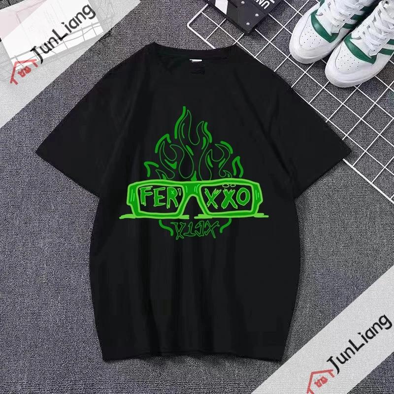 Feid Ferxxo T Shirt Men Women Nitro Jam Tour Tshirts Rapper Tshirts Tshirt of The 90s for Men Top Ferxxo Shirt