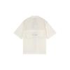 Jordan Camicia a Maniche Corte con Tasca 3D e Zip Tinta Unita Uomo Top Bianco DX9650-113