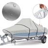 Boat Cover Yacht Outdoor Protection Waterproof Boat Cover Fabric Anti-smashing Tear Proof Silver Reflective 11-22FT